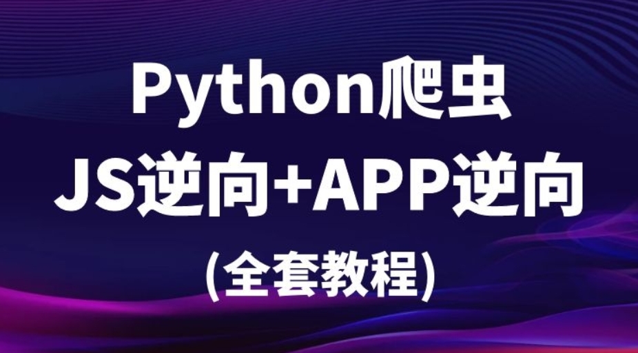 Python爬虫开发从入门到精通+APP逆向班